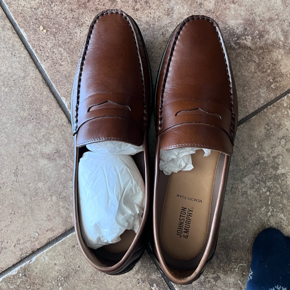 Johnston and Murphy Nichols Penny Loafers size 10